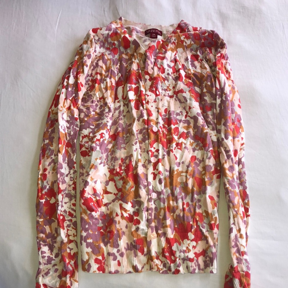 XS Merona Sweater- Very colorful and fun!